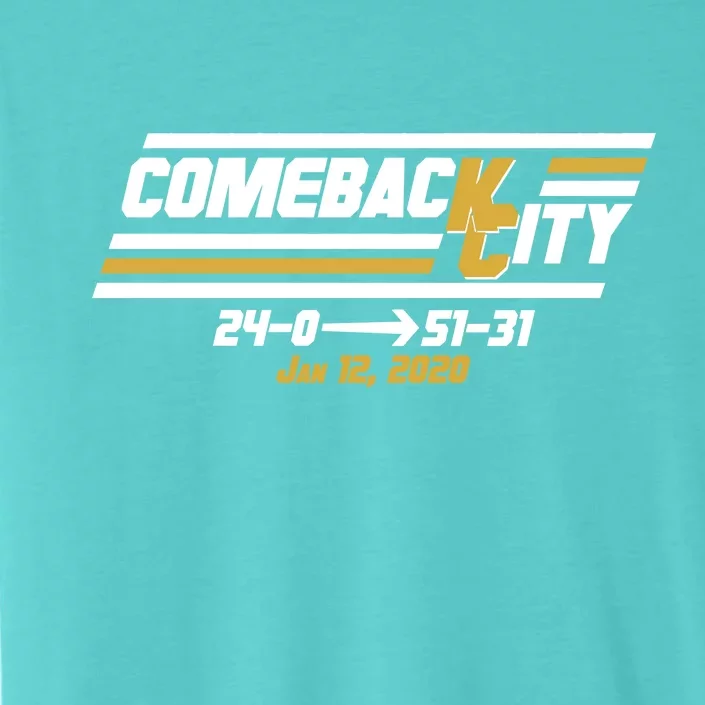 Comeback City Kansas City Football ChromaSoft Performance T-Shirt