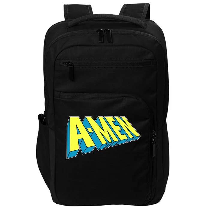 Comic Superhero Styled A-MEN Impact Tech Backpack