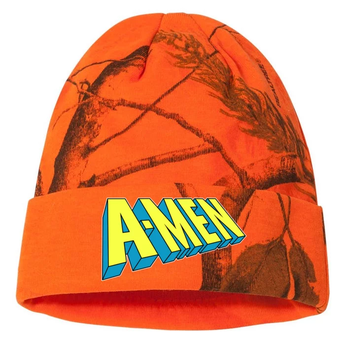 Comic Superhero Styled A-MEN Kati - 12in Camo Beanie