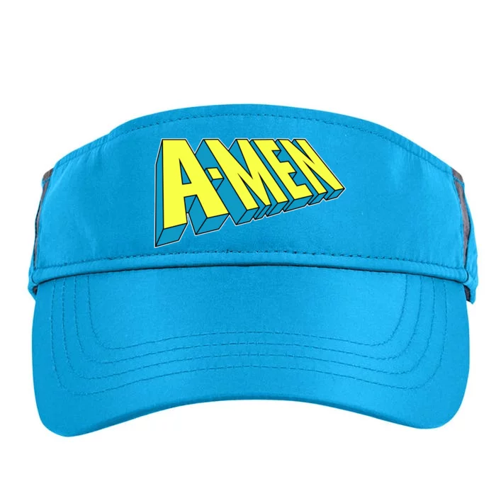 Comic Superhero Styled A-MEN Adult Drive Performance Visor