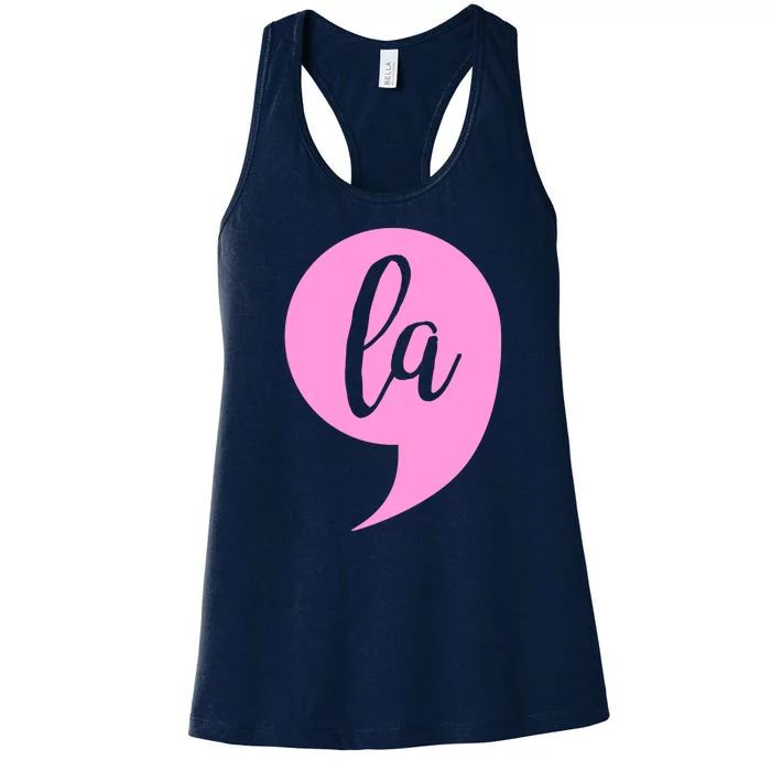 Comma La Kamala Harris Vote 2020 Election Women's Racerback Tank