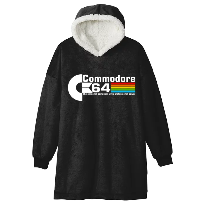 Commodore 64 Retro Computer Hooded Wearable Blanket