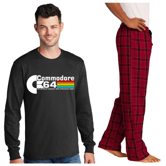 Commodore 64 Retro Computer Long Sleeve Pajama Set