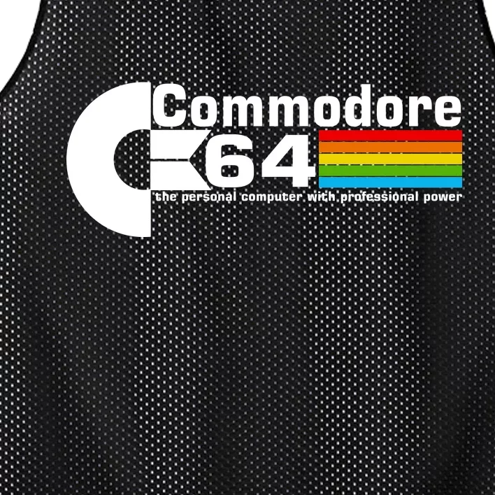 Commodore 64 Retro Computer Mesh Reversible Basketball Jersey Tank