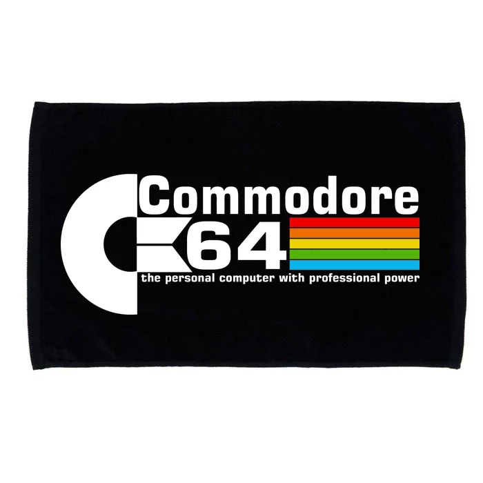 Commodore 64 Retro Computer Microfiber Hand Towel