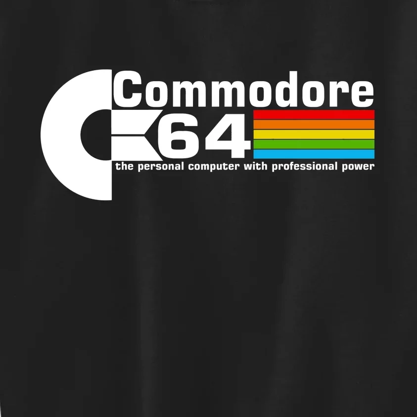 Commodore 64 Retro Computer Kids Sweatshirt