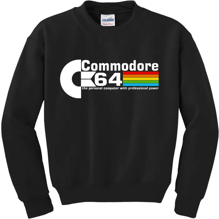 Commodore 64 Retro Computer Kids Sweatshirt