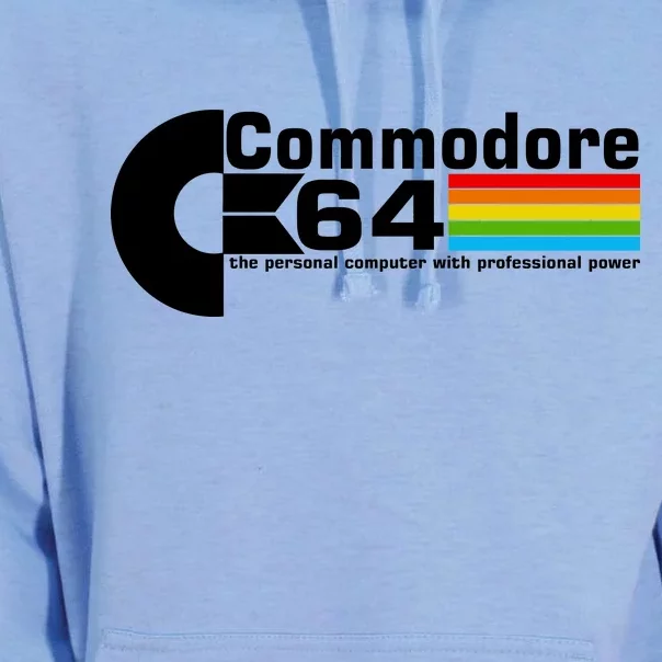 Commodore 64 Retro Computer Unisex Surf Hoodie