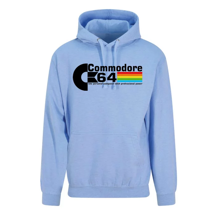 Commodore 64 Retro Computer Unisex Surf Hoodie