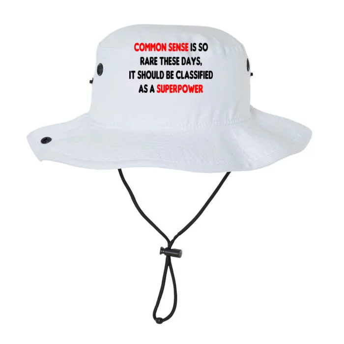 Common Sense Is A Superpower Legacy Cool Fit Booney Bucket Hat