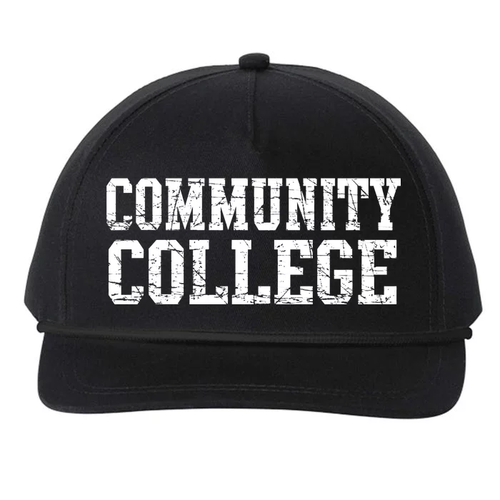 Community College Snapback Five-Panel Rope Hat