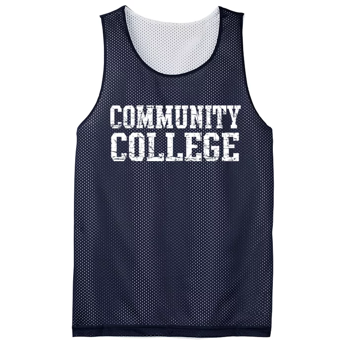 Community College Mesh Reversible Basketball Jersey Tank