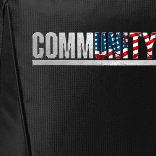 Community USA Flag City Backpack