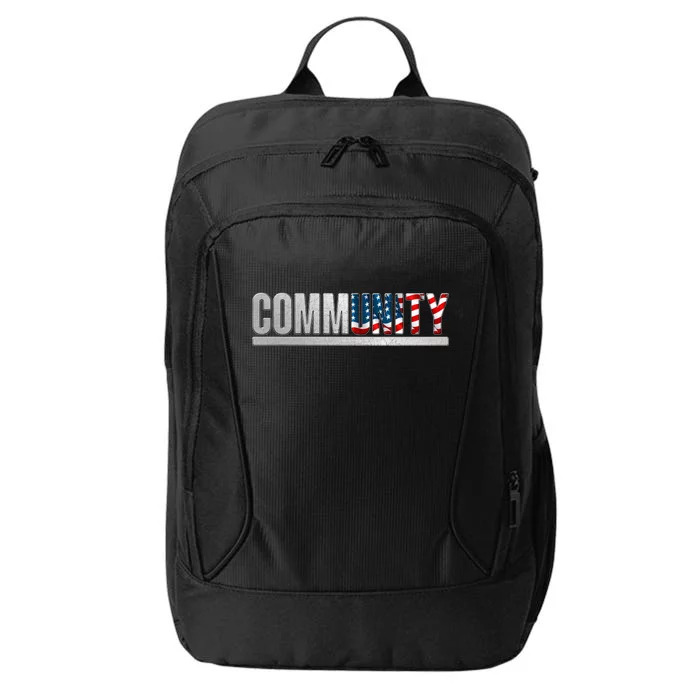 Community USA Flag City Backpack