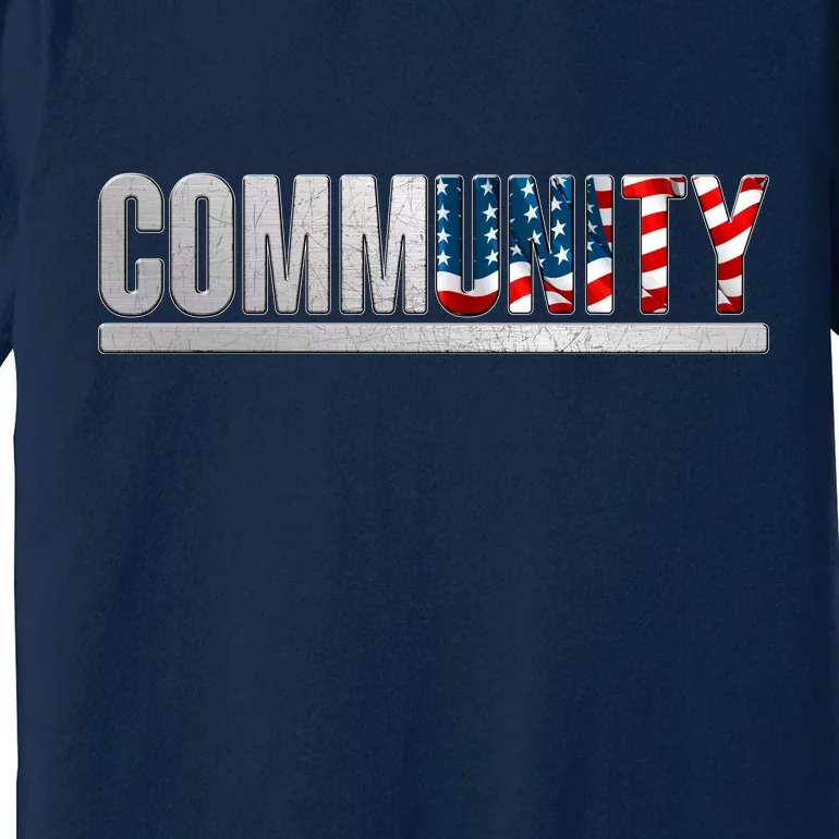 Community USA Flag Premium T-Shirt