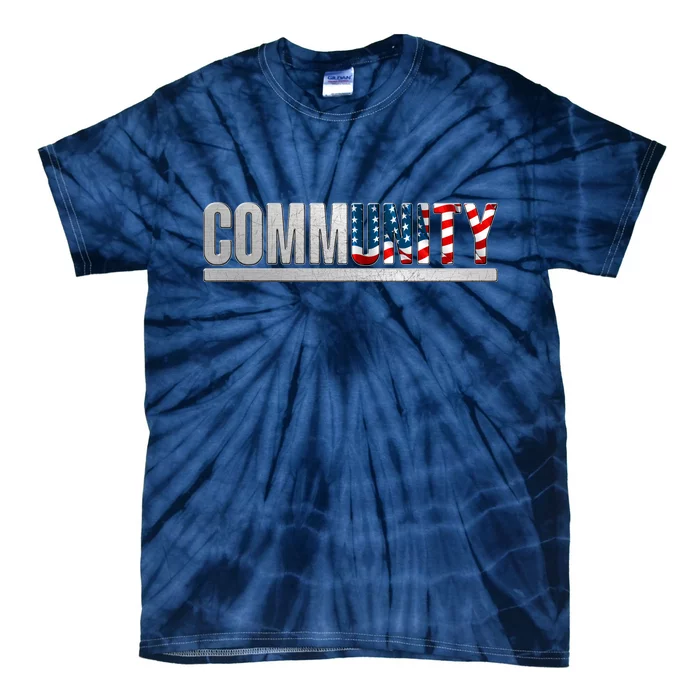 Community USA Flag Tie-Dye T-Shirt