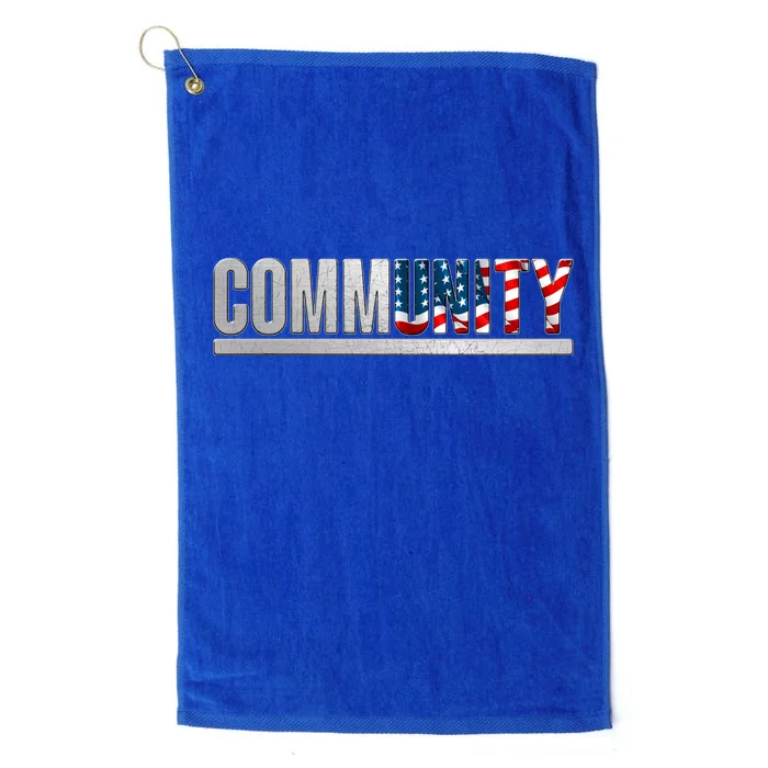 Community USA Flag Platinum Collection Golf Towel