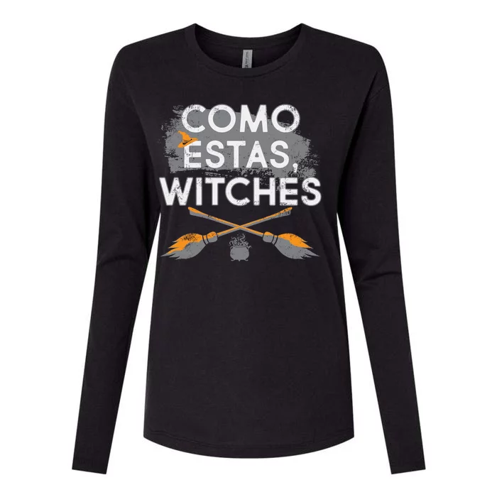 Como Estas Witches Womens Cotton Relaxed Long Sleeve T-Shirt