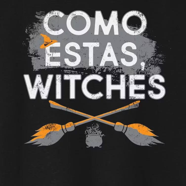 Como Estas Witches Women's Crop Top Tee