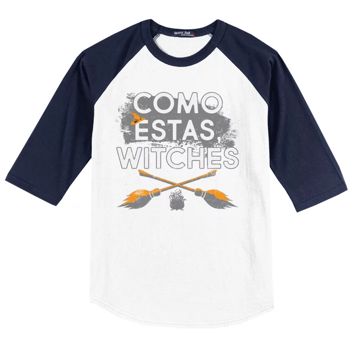 Como Estas Witches Baseball Sleeve Shirt