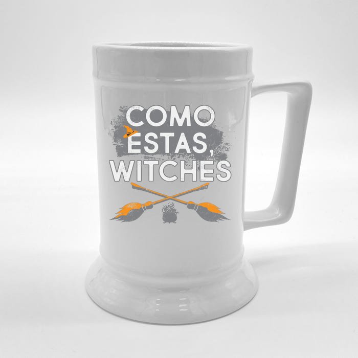 Como Estas Witches Front & Back Beer Stein