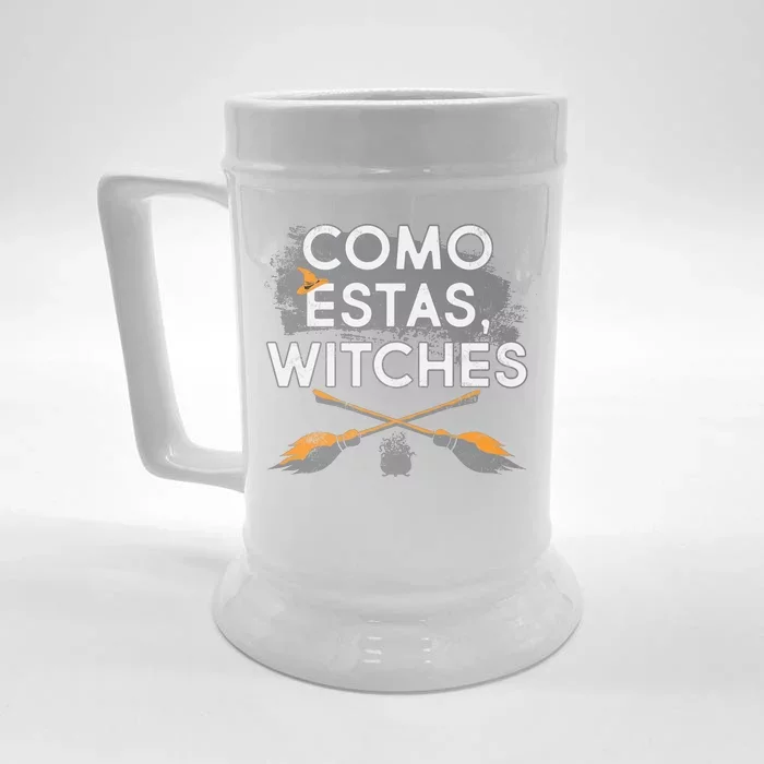 Como Estas Witches Front & Back Beer Stein