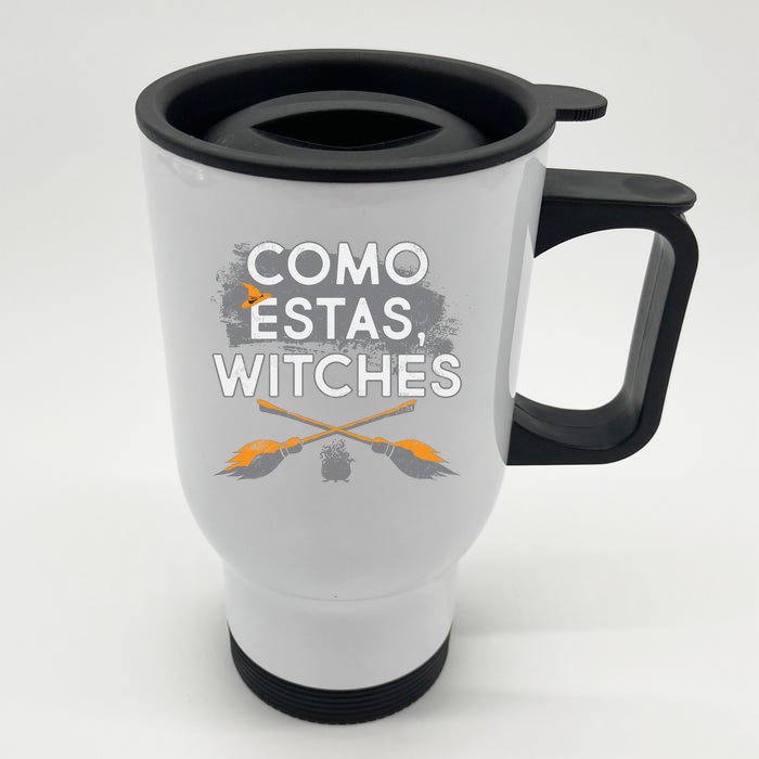 Como Estas Witches Front & Back Stainless Steel Travel Mug