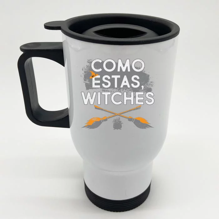 Como Estas Witches Front & Back Stainless Steel Travel Mug