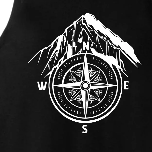 Compass Guide Mountain Ladies Tri-Blend Wicking Tank