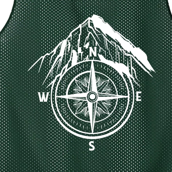 Compass Guide Mountain Mesh Reversible Basketball Jersey Tank