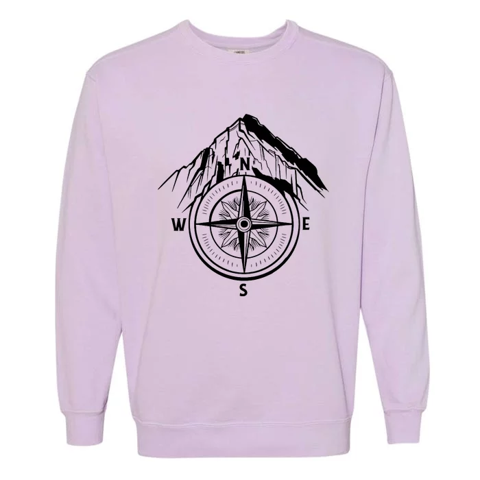 Compass Guide Mountain Garment-Dyed Sweatshirt