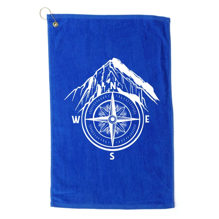 Compass Guide Mountain Platinum Collection Golf Towel