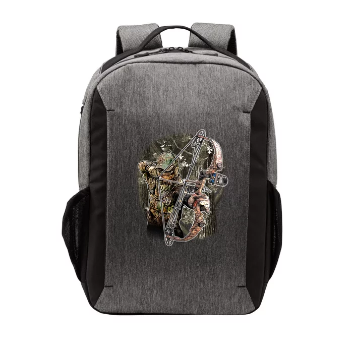 Compound Bow And Arrow Hunter Vector Backpack