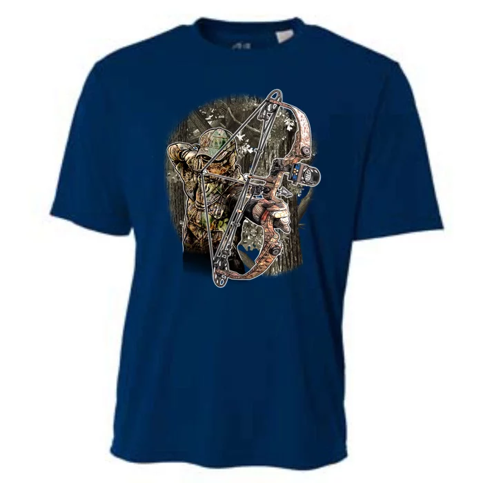 Compound Bow And Arrow Hunter Cooling Performance Crew T-Shirt