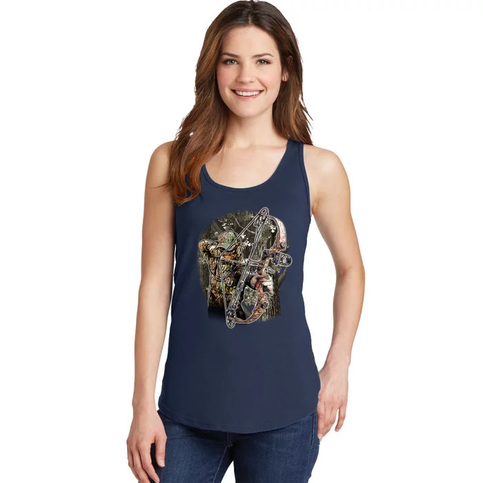 Compound Bow And Arrow Hunter Ladies Essential Tank