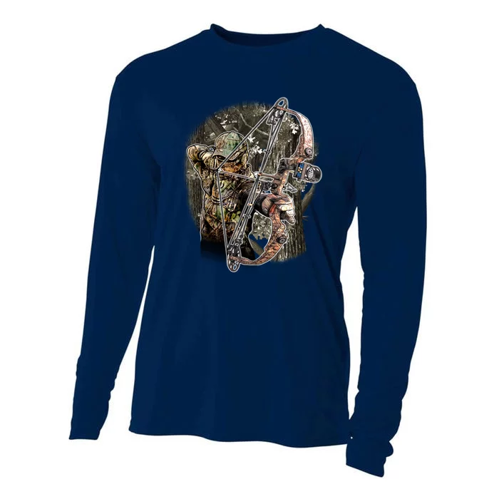 Compound Bow And Arrow Hunter Cooling Performance Long Sleeve Crew