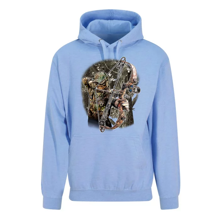 Compound Bow And Arrow Hunter Unisex Surf Hoodie