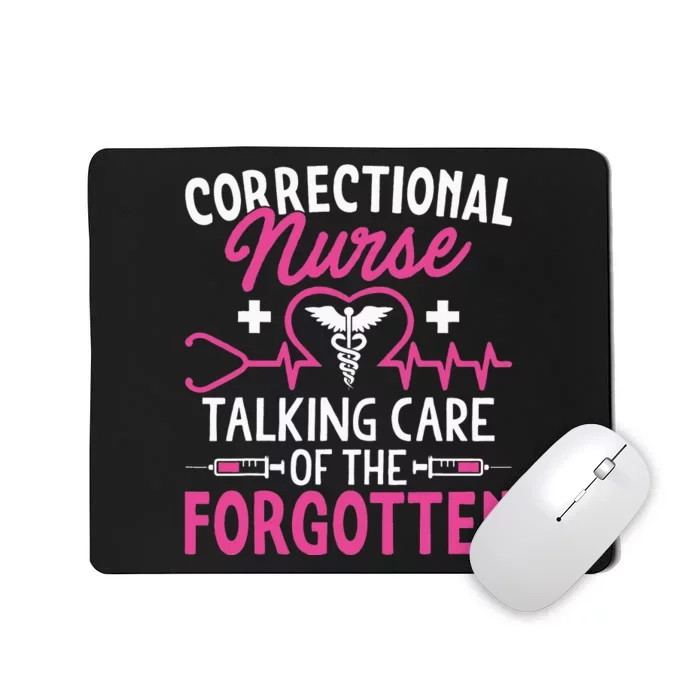 Correction Officer Nurse Gift Correctional Nursing Mousepad