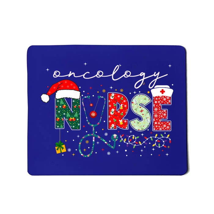 Christmas Oncology Nurse Funny Gift For Nursing Student Gift Mousepad