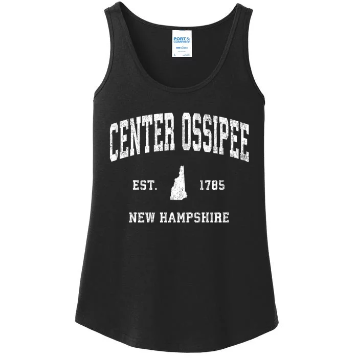 Center Ossipee New Hampshire Nh Vintage Athletic Ladies Essential Tank