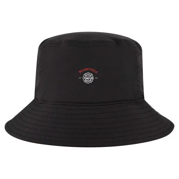 City Of Nashville Fire Rescue Tennessee Firefighter Cool Comfort Performance Bucket Hat