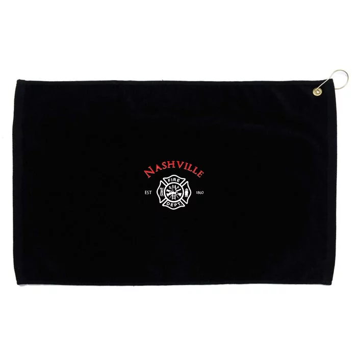 City Of Nashville Fire Rescue Tennessee Firefighter Grommeted Golf Towel