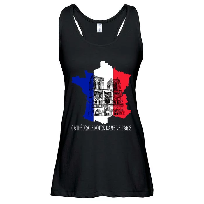 Cathedral Of Notre_ Dame Paris Ladies Essential Flowy Tank