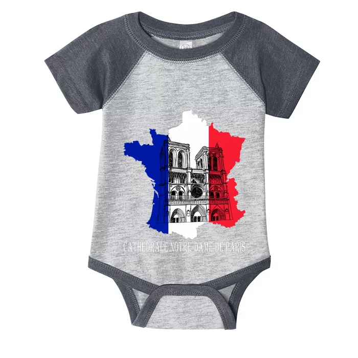 Cathedral Of Notre_ Dame Paris Infant Baby Jersey Bodysuit