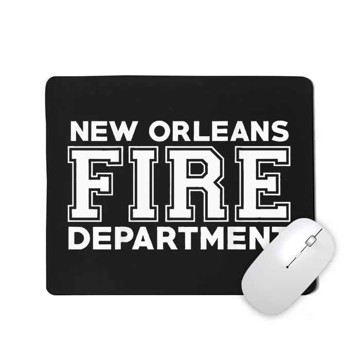 City Of New Orleans Fire Rescue Louisiana Fireman Mousepad