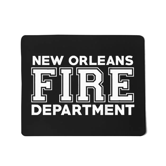 City Of New Orleans Fire Rescue Louisiana Fireman Mousepad