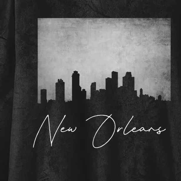 City Of New Orleans Louisiana Hooded Wearable Blanket