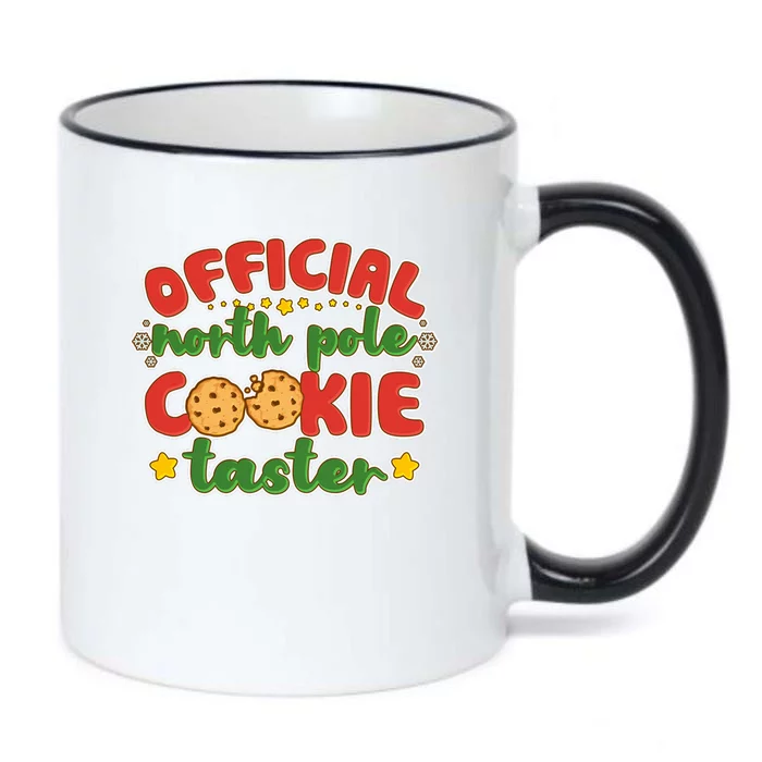 Christmas Official North Pole Cookie Taster Black Color Changing Mug