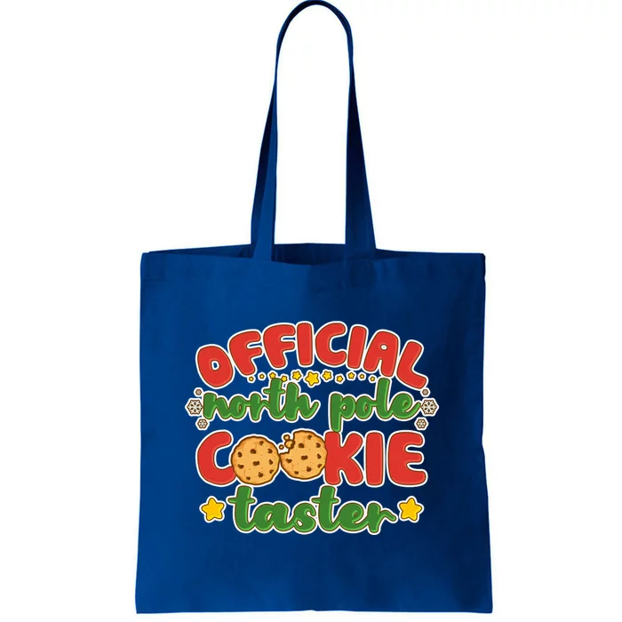 Christmas Official North Pole Cookie Taster Tote Bag