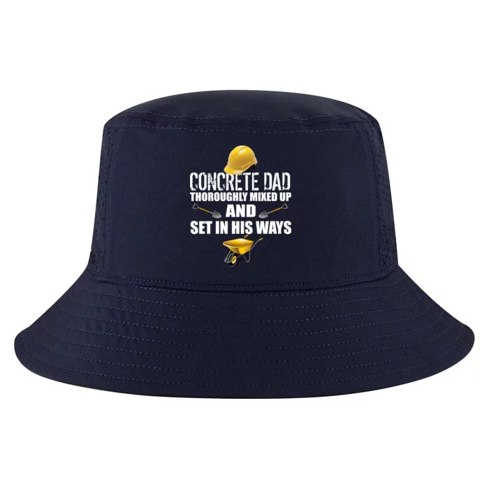 Concrete Dad Mixed Up And Set In His Ways Cool Comfort Performance Bucket Hat